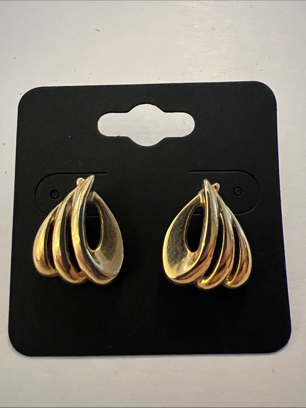 Gold-Tone Layered Teardrop Earrings - Women Jewelry